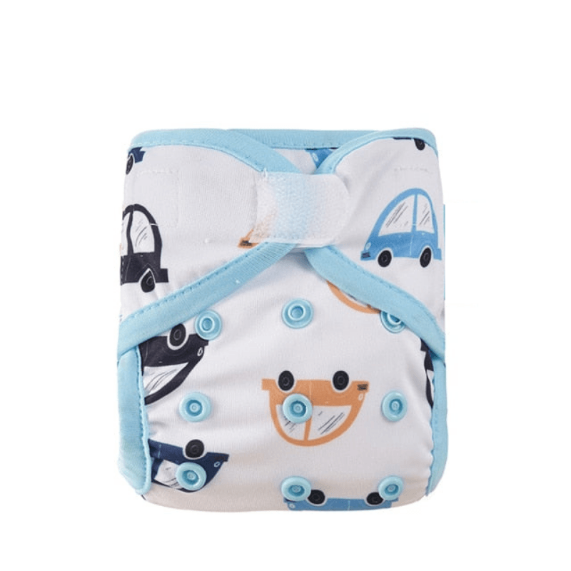Cloth Diaper Cover With Inserts For 0 to 6 Month Old Babies-Diaper Reusable