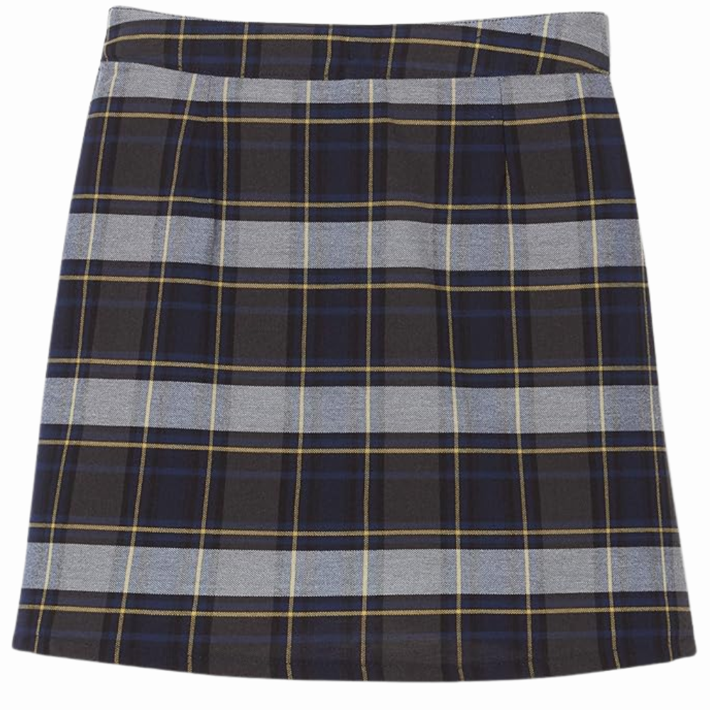 Girls Adjustable Waist Pleated Scooter Skirt with Built-in Shorts