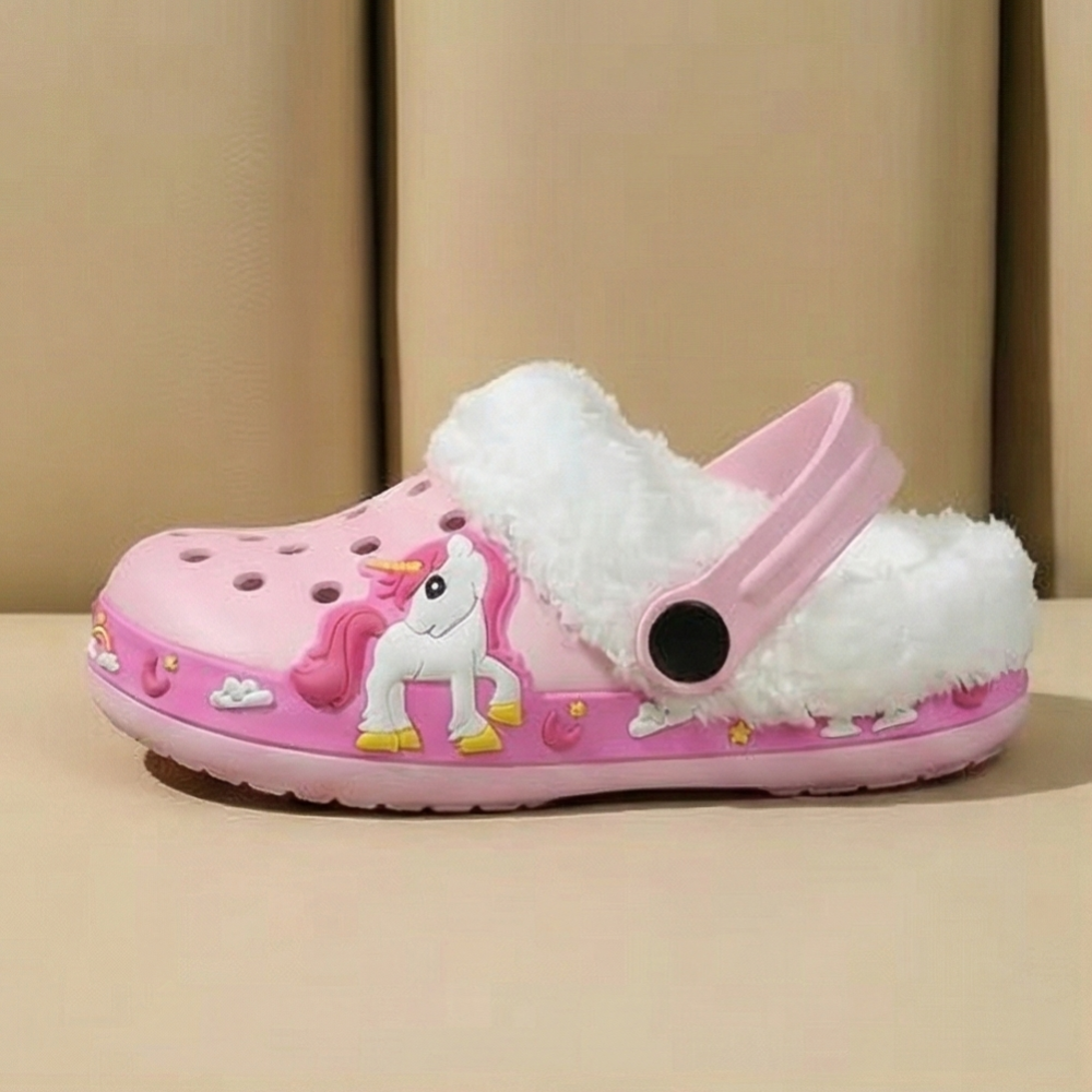 Cozy Clogs With Construction Vehicle Design