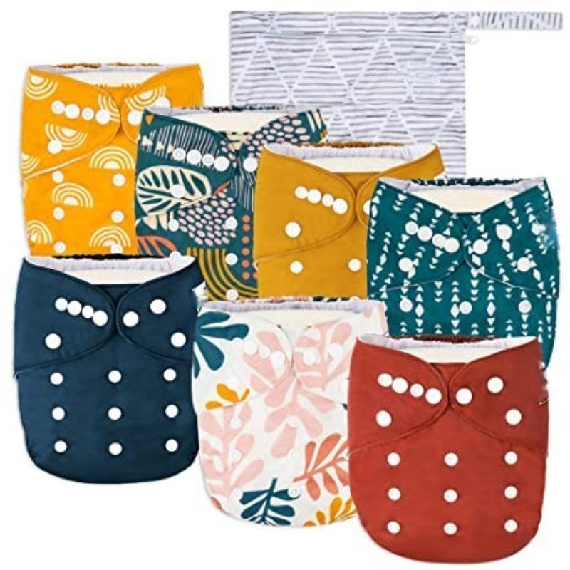 Baby Cloth Pocket Diapers-Diaper Reusable