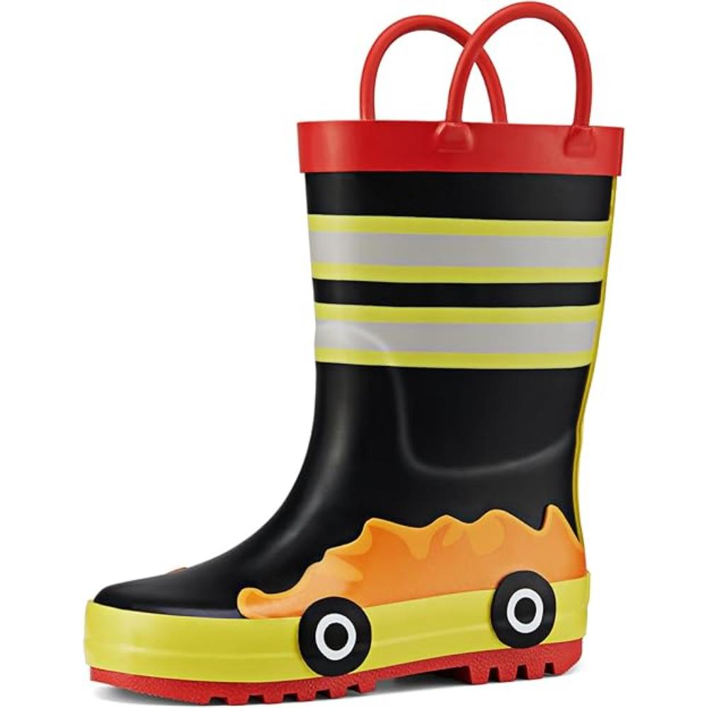 Kids Waterproof Rain Printed Boots