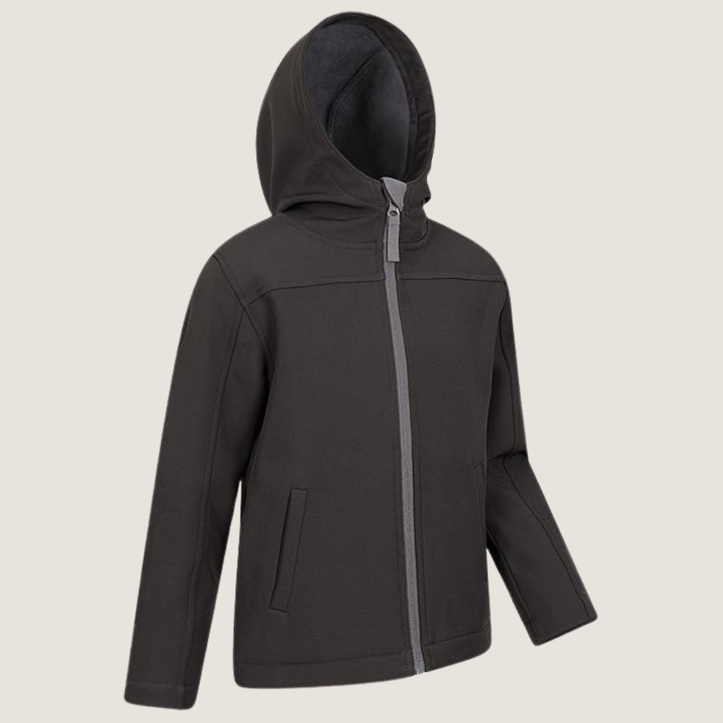 Mountain Warehouse Exodus Kids Softshell Jacket With Hood