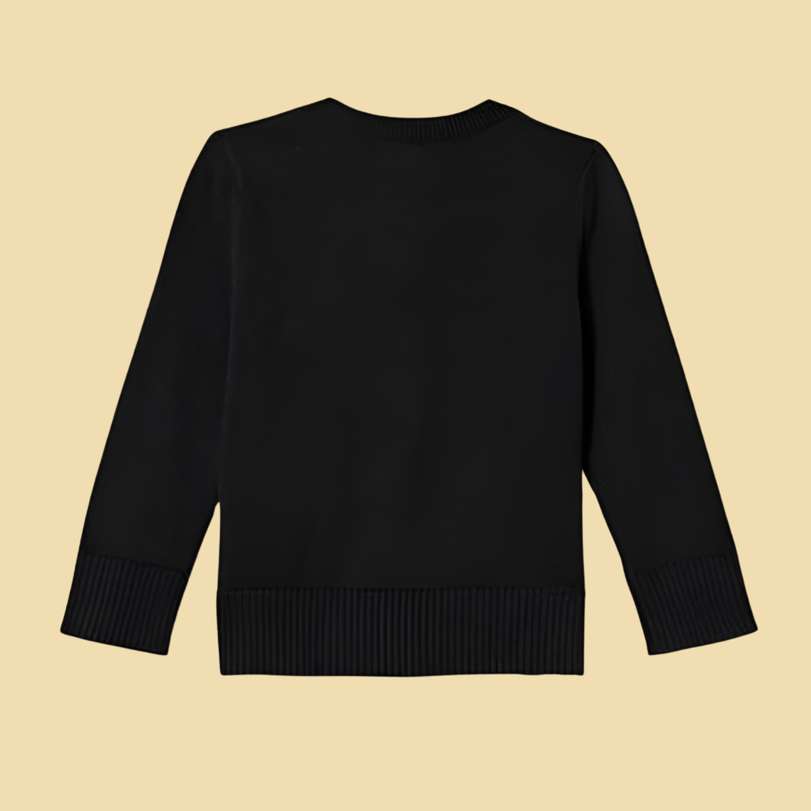 Girls and Toddlers Uniform Slim Fit Crewneck Cardigan Sweater