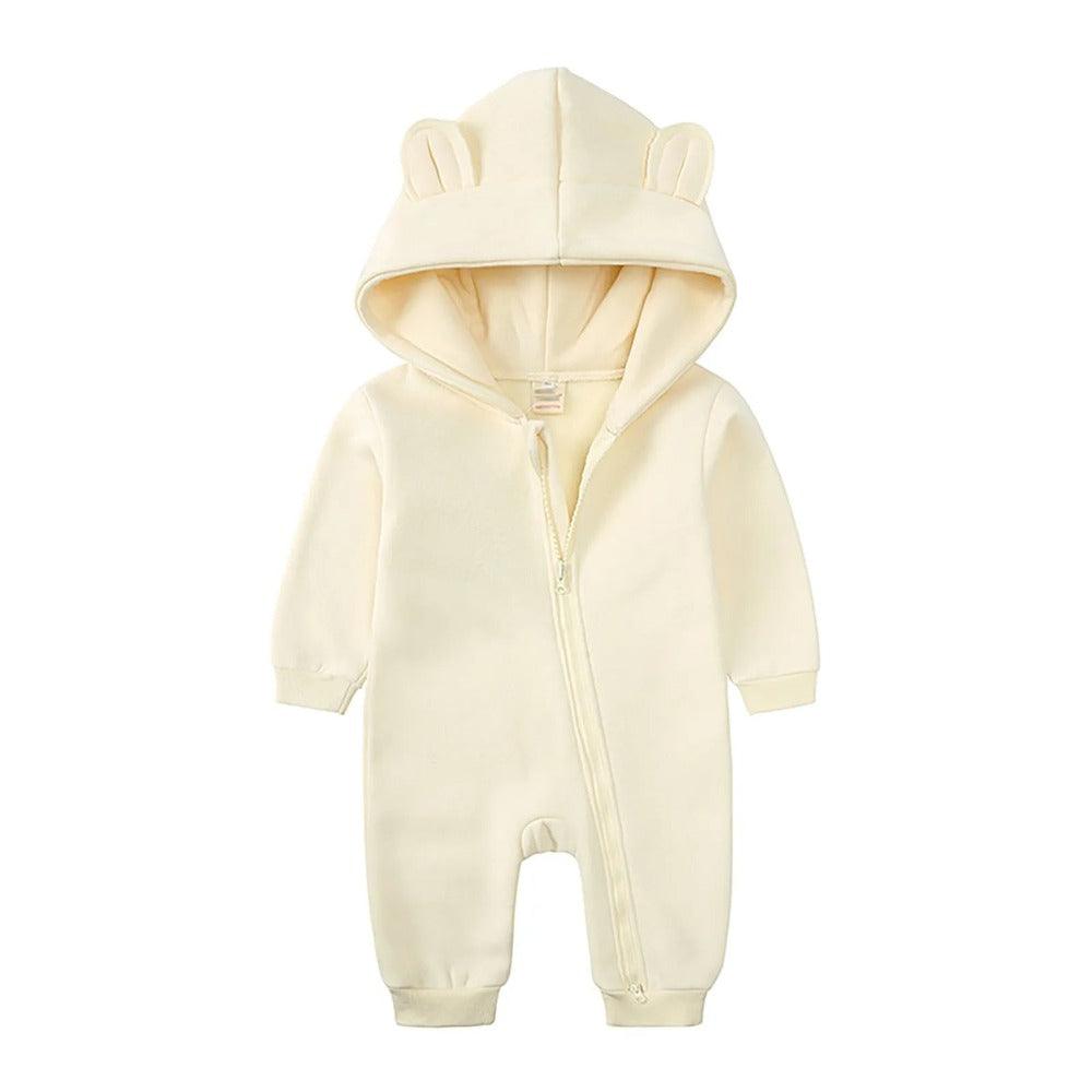 Winter Hooded Romper Suit-Diaper Reusable
