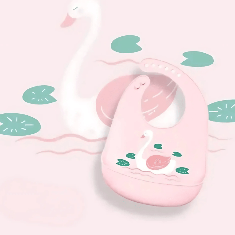 Adjustable Baby Bib Silicone MessFree Mealtime Made Simple-Diaper Reusable