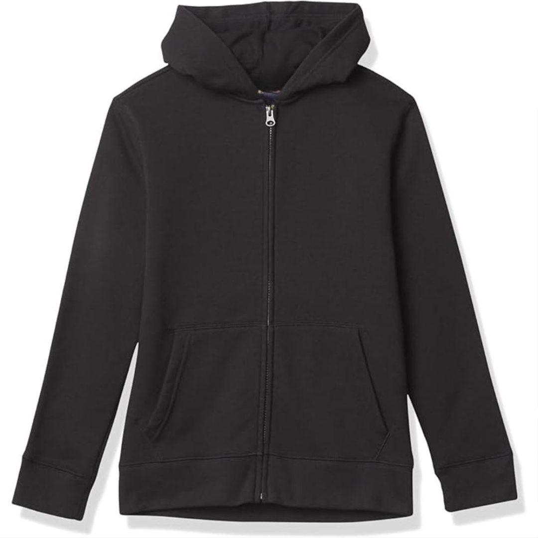 Long Sleeve Hooded Full Zip Front Sweatshirt For Boy