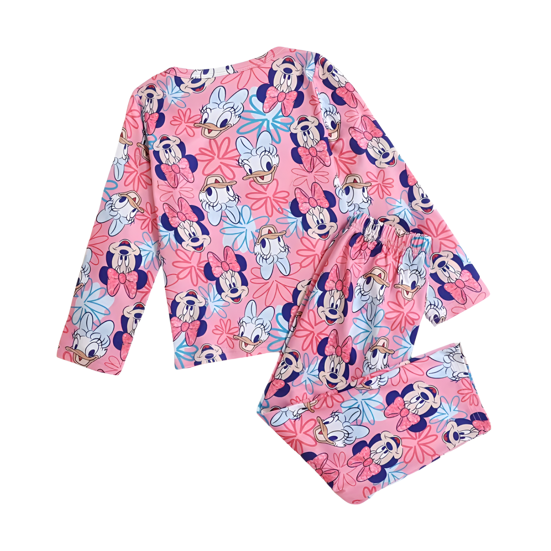 Cartoon Character Print Kids Pajama Set