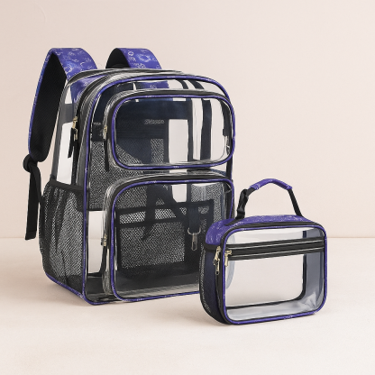 Clear PVC Backpack for School