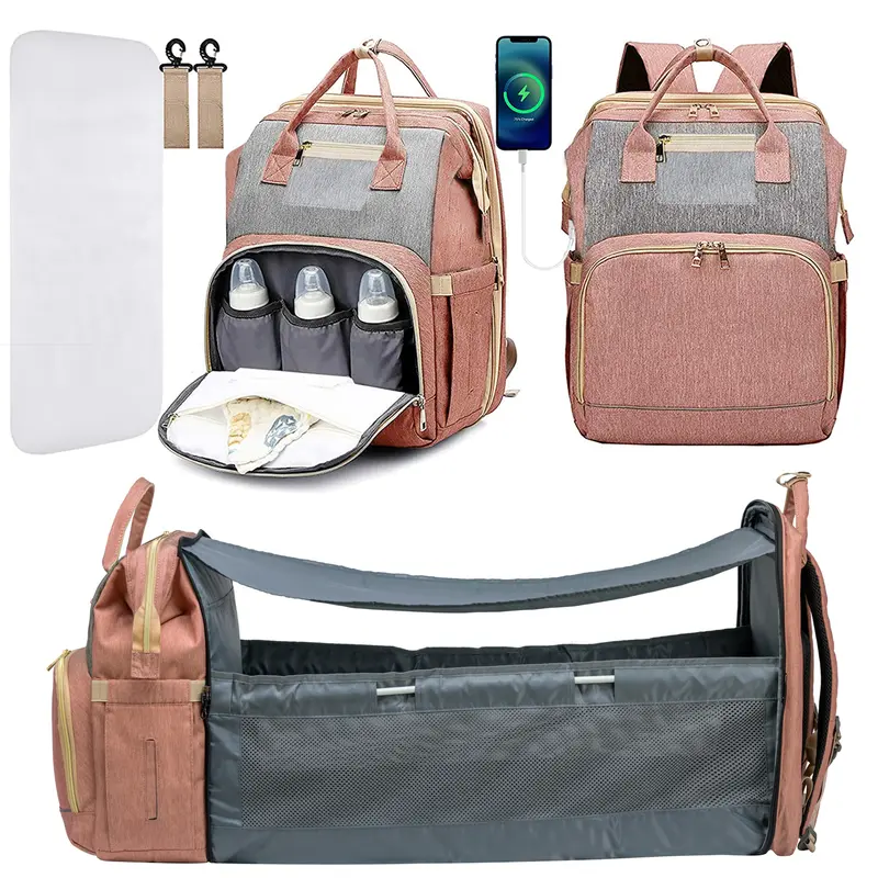 USB Charging Port Multifunction Waterproof Travel Backpack