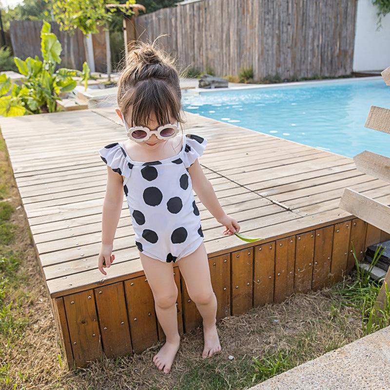 Little Girls Summer Swimsuits-Diaper Reusable