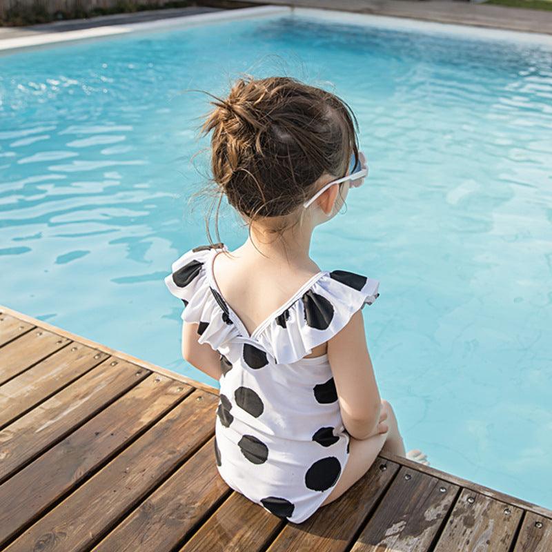 Little Girls Summer Swimsuits-Diaper Reusable