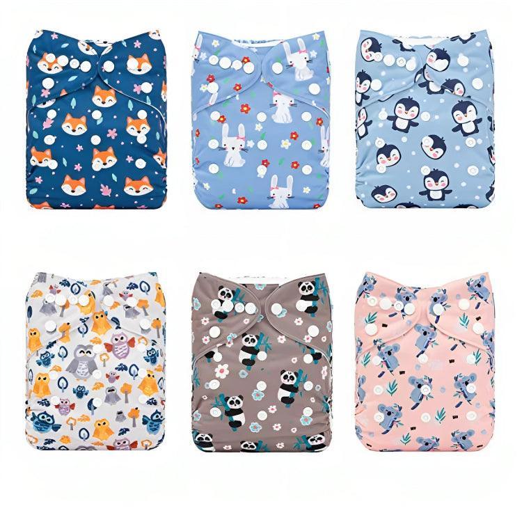 Baby Adjustable Cloth Diapers-Diaper Reusable