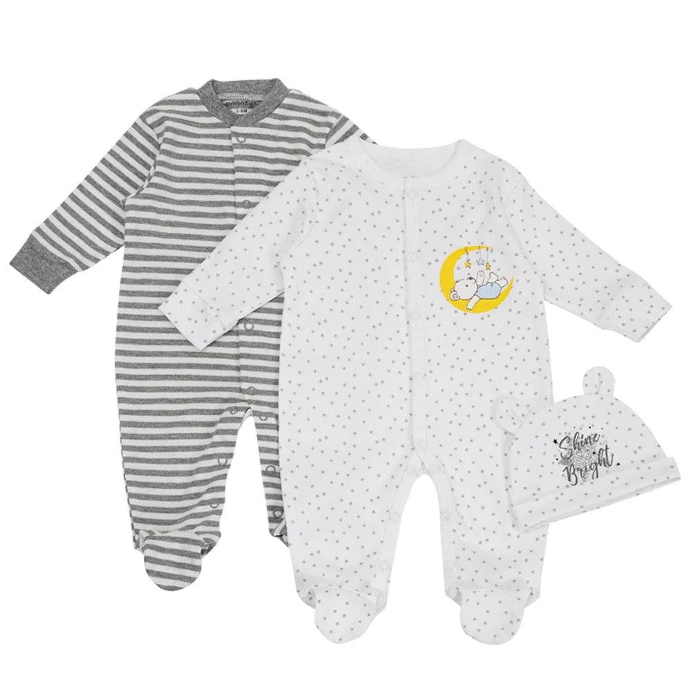 Cotton Long Sleeve Pajamas-Diaper Reusable