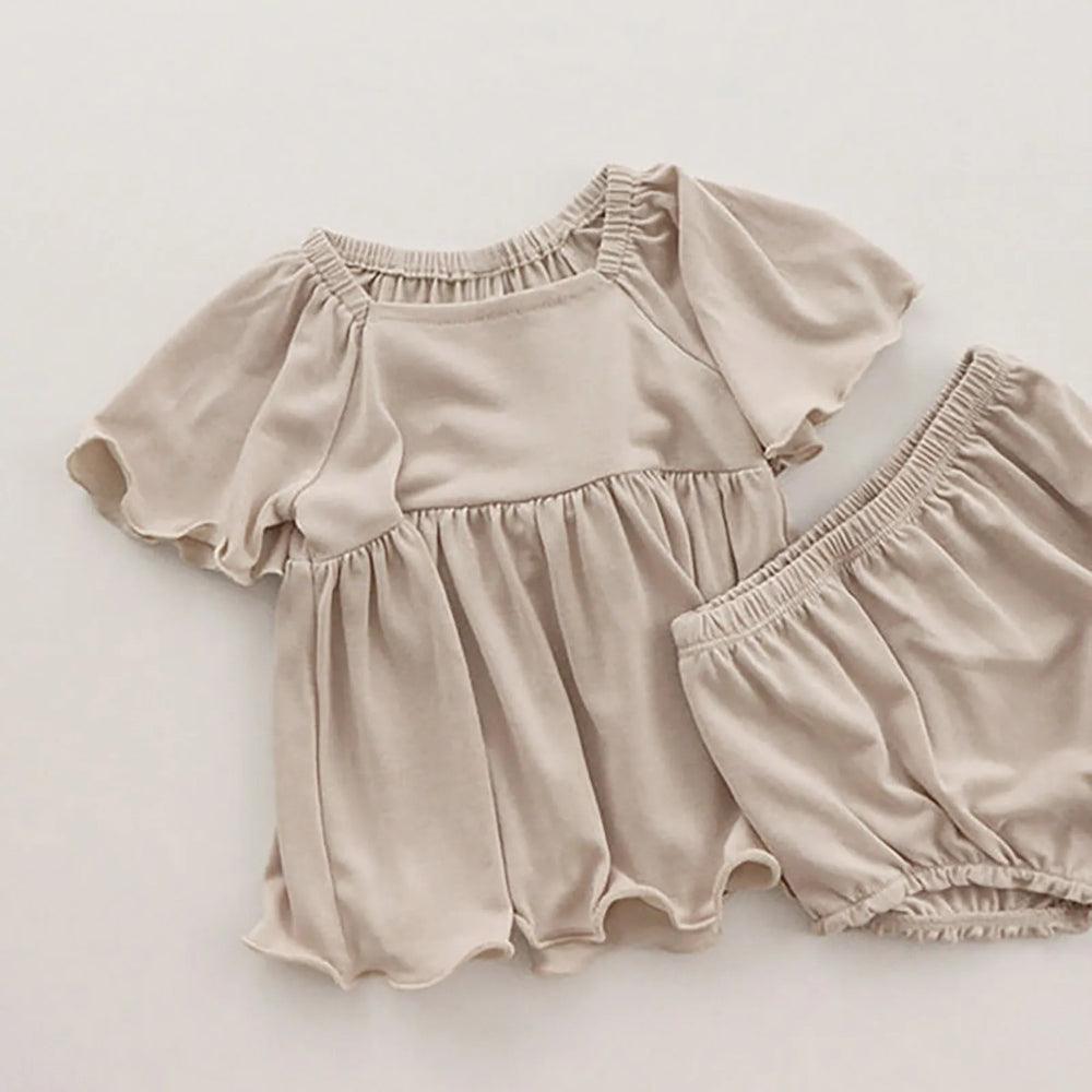 Summer Toddler Outfit Set-Diaper Reusable