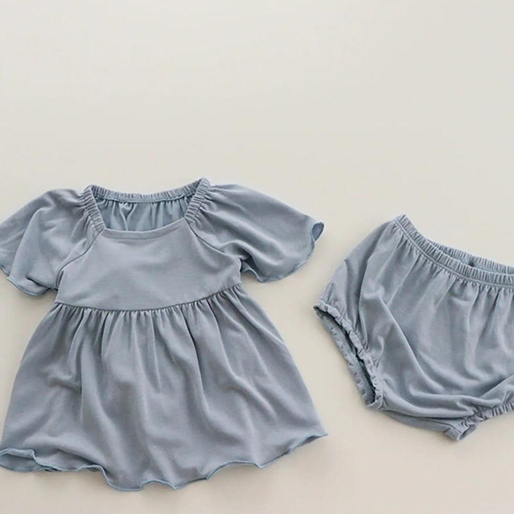 Summer Toddler Outfit Set-Diaper Reusable