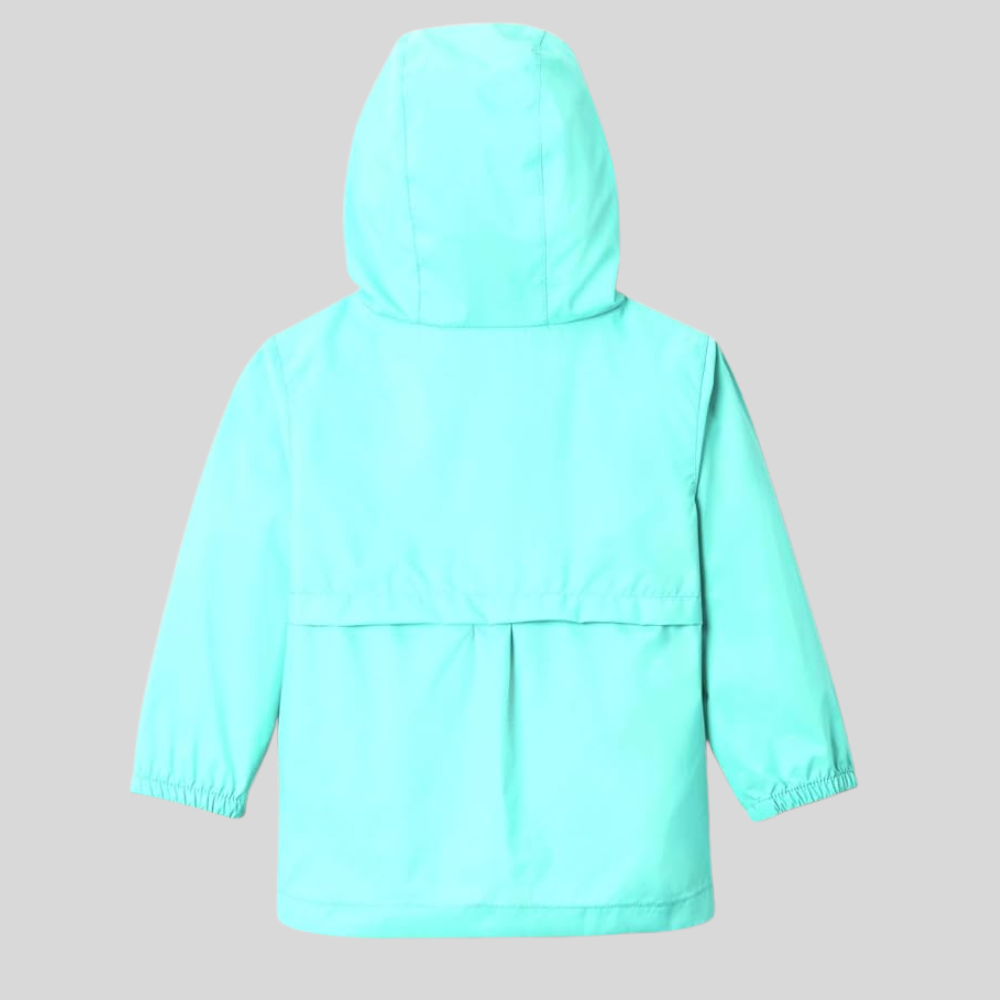 Girls Waterproof Hooded Rain Jacket Lightweight Nylon Coat