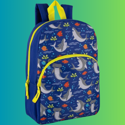 15 Inch Kids Backpacks for Boys & Girls | Preschool, Kindergarten, Elementary School Backpacks with Adjustable, Padded Straps (Tough Trucks)