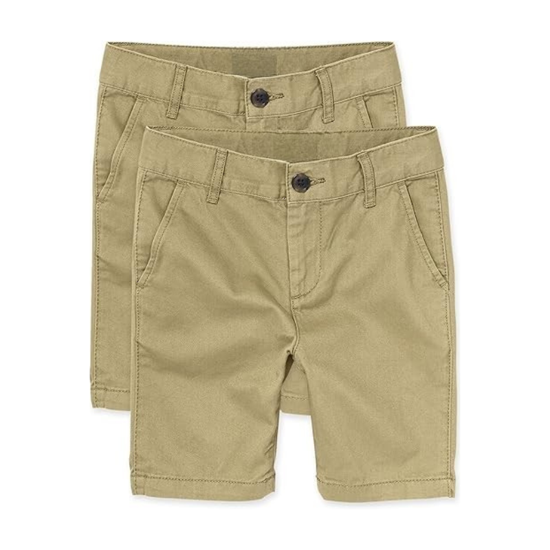 Pack Of 2 Boys Stretch Chino Shorts
