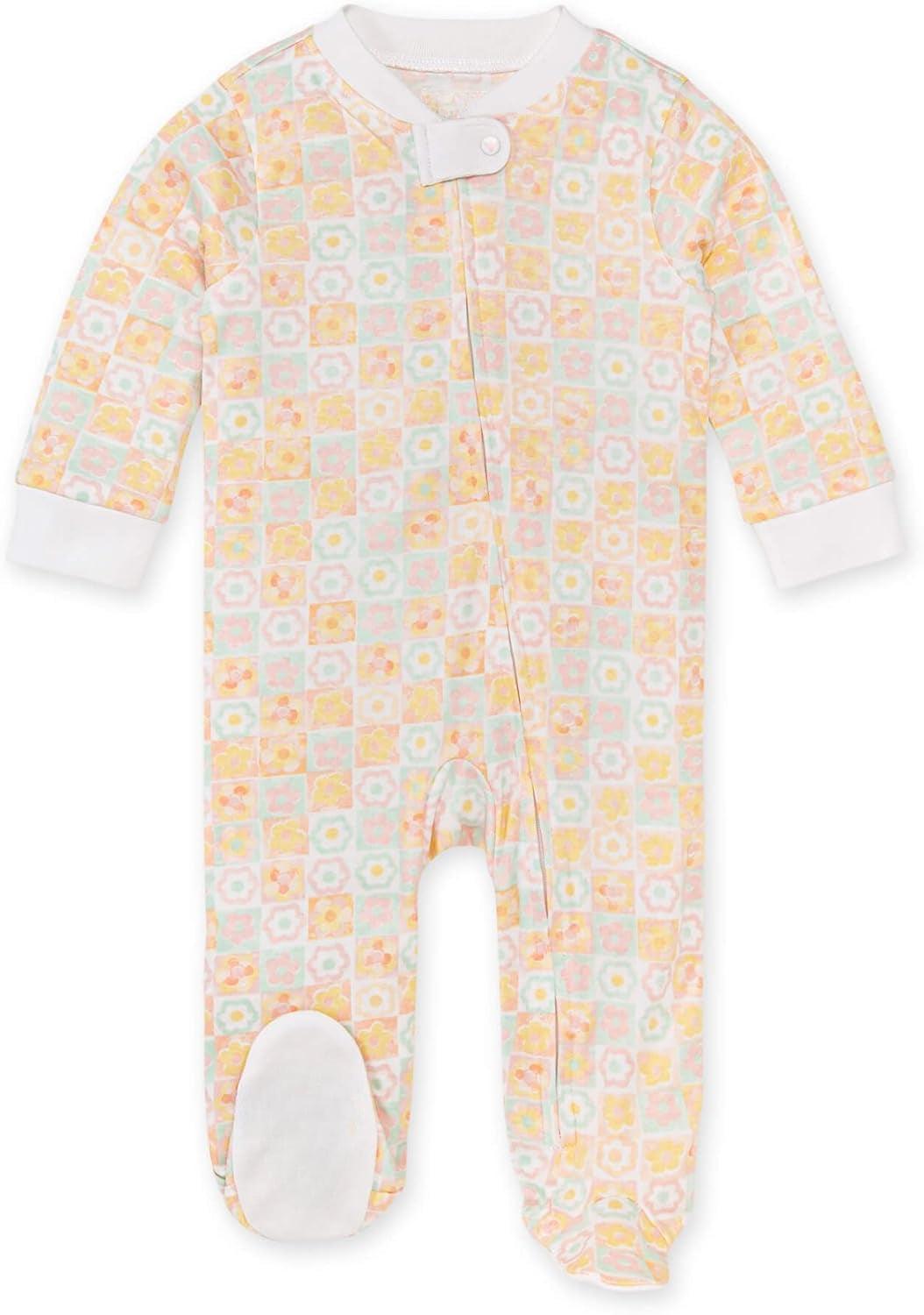 Loose Fit Baby Pajamas – Organic Cotton One-Piece with Zipper-Diaper Reusable