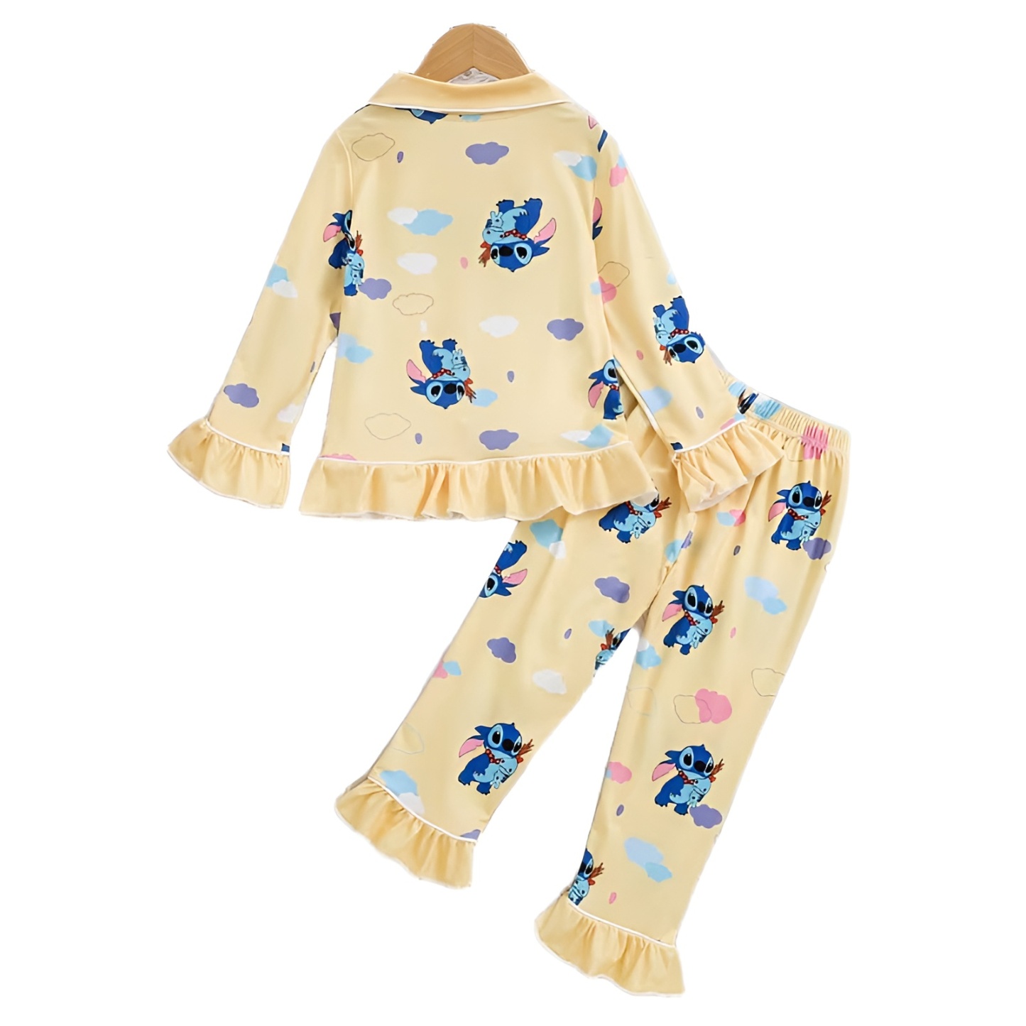 Long Sleeve Casual Pajama Set for Girls