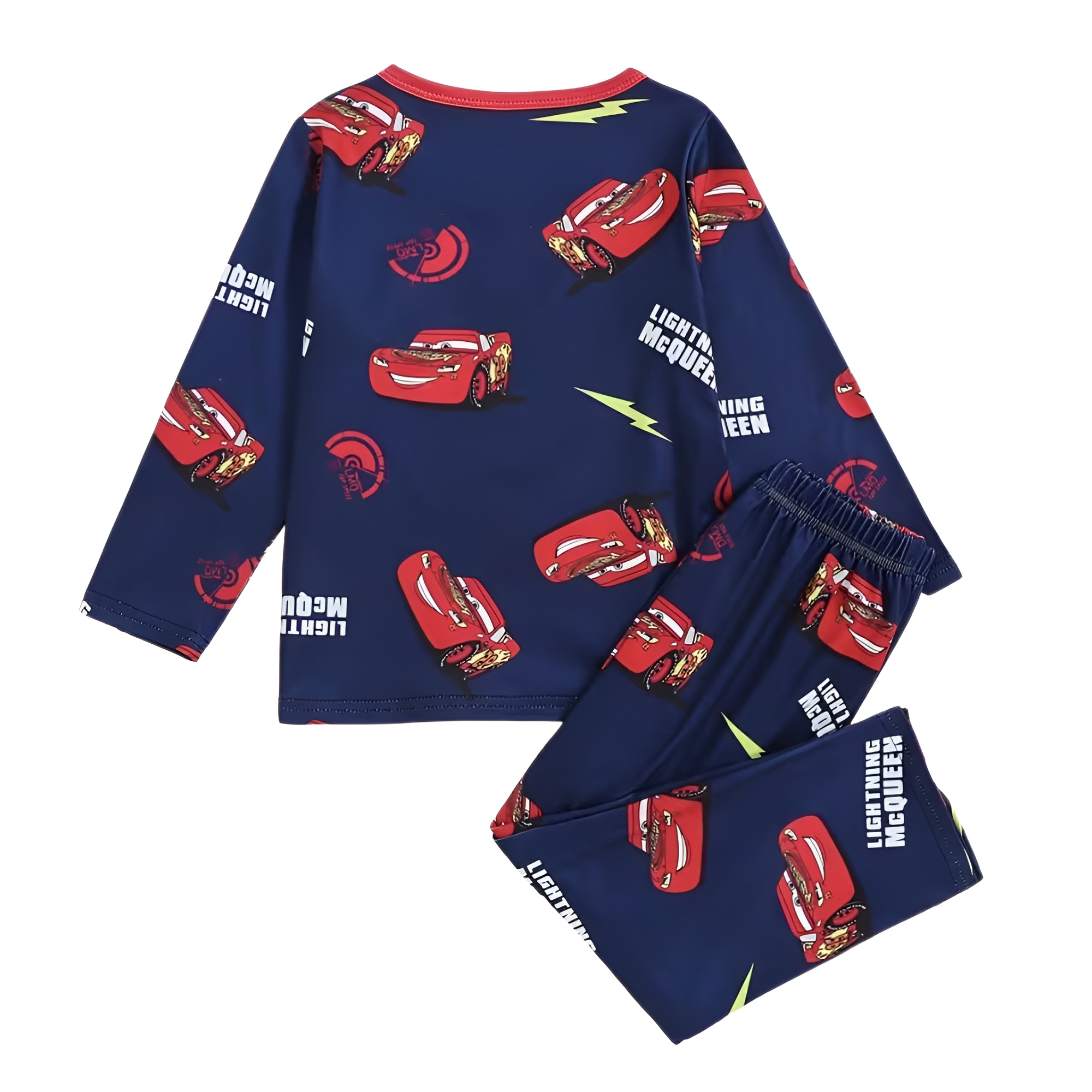 Kids Animated Racing Theme Pajama Outfit