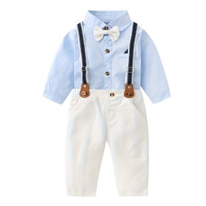 Two Piece Long Sleeve Bow Tie and Pants