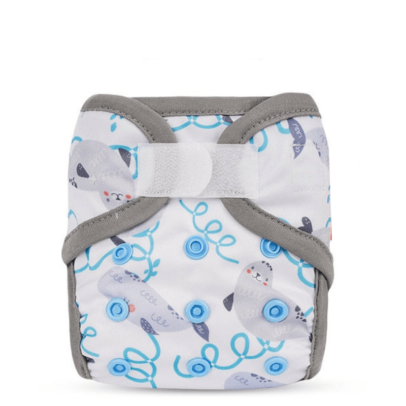 Cloth Diaper Cover With Inserts For 0 to 6 Month Old Babies-Diaper Reusable
