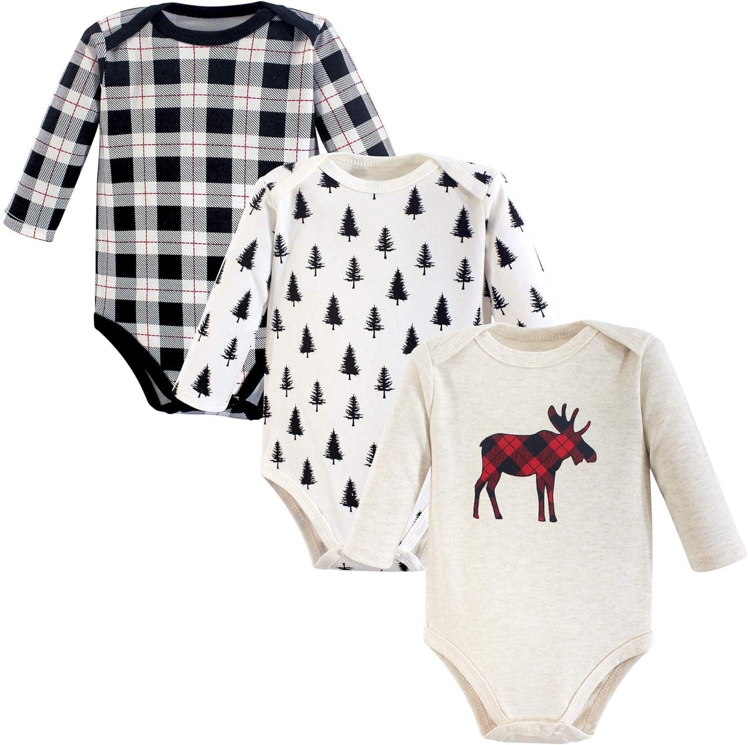 Unisex Long Sleeve Bodysuits-Diaper Reusable