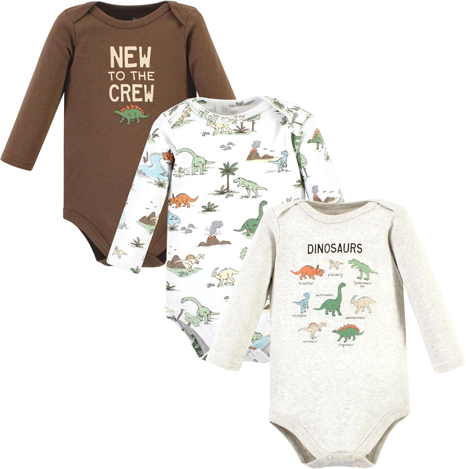 Unisex Long Sleeve Bodysuits-Diaper Reusable