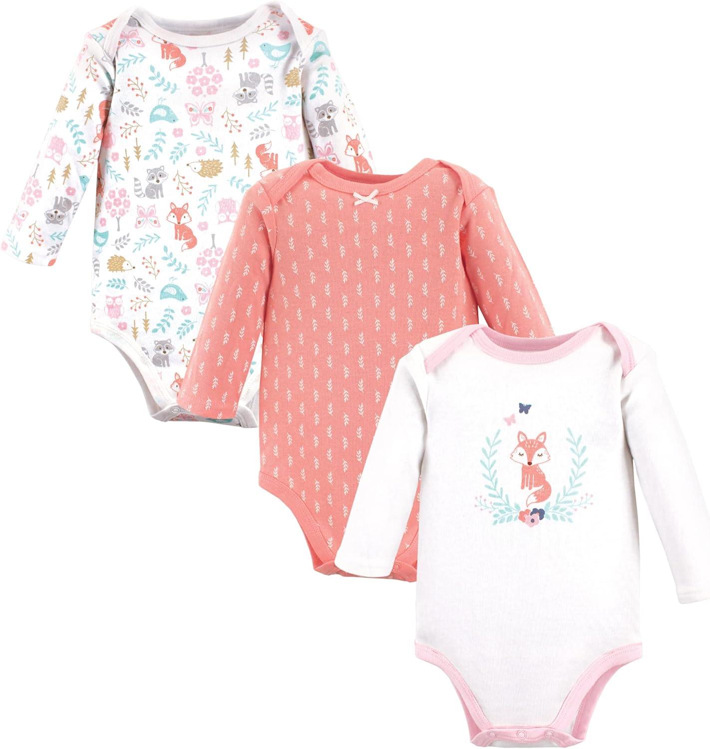 Unisex Long Sleeve Bodysuits-Diaper Reusable