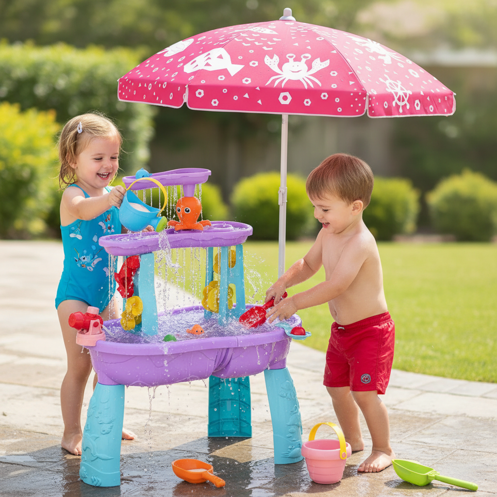 3 Tier Water Table For Toddlers Kids Sand Adjustable