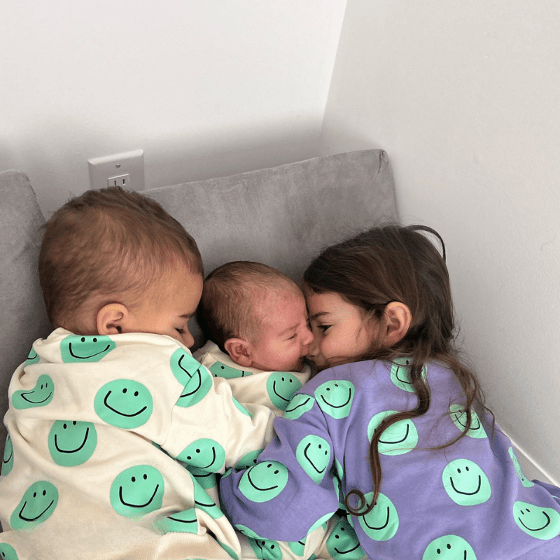 Baby Toddler Casual Printed Smiley Set-Diaper Reusable