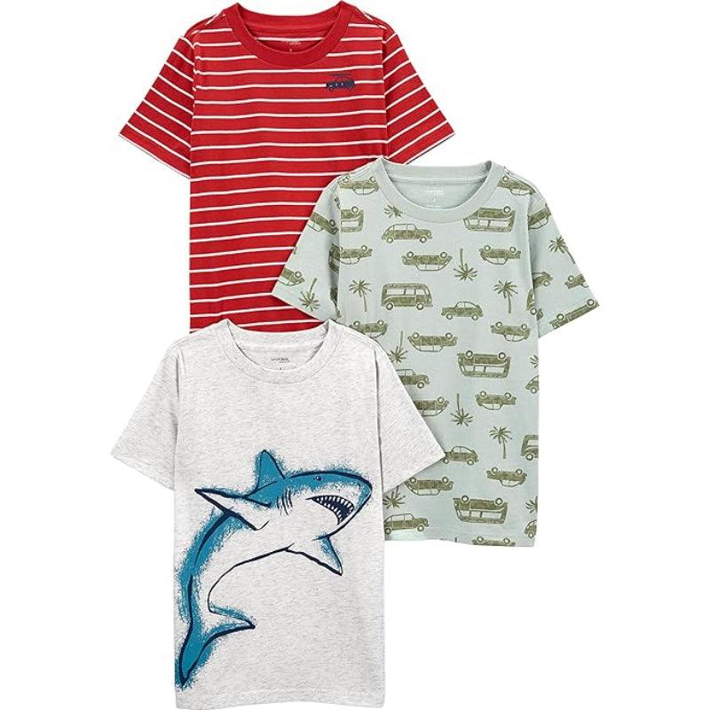 Boys Button Tee Pack-Diaper Reusable