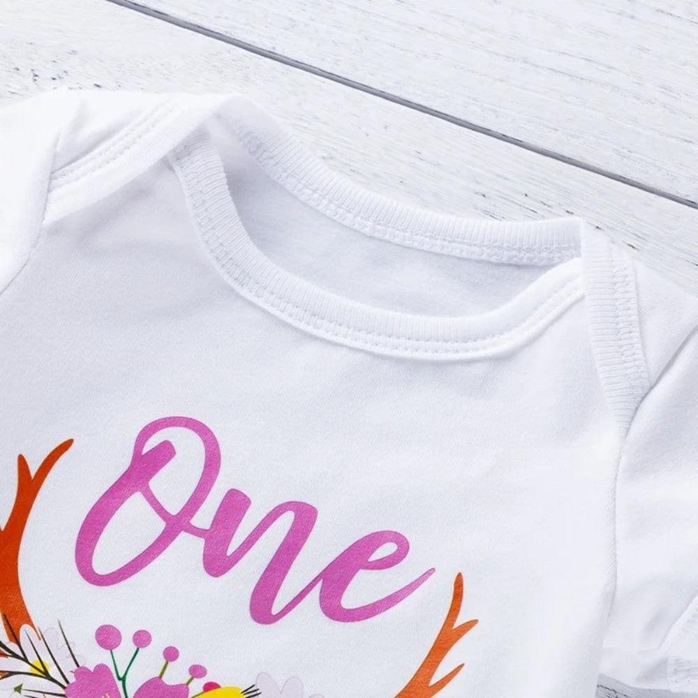 Ruffled Skirt Outfit Set-Diaper Reusable