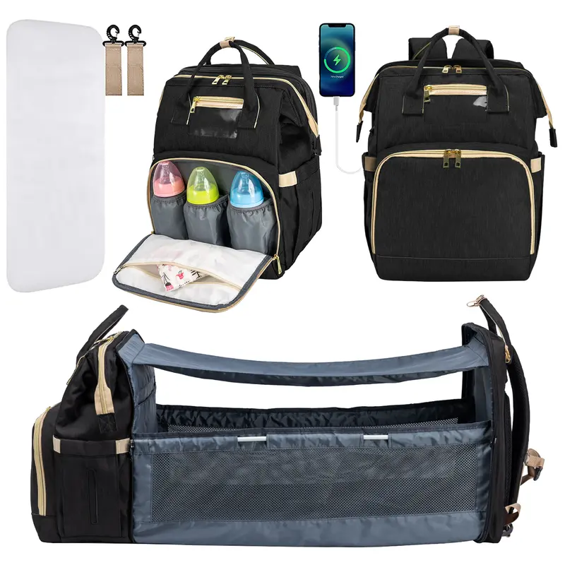 USB Charging Port Multifunction Waterproof Travel Backpack