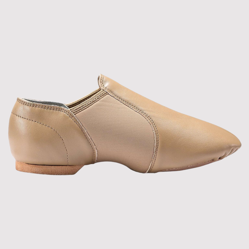 Kids Leather Slip On Jazz Dance Shoes