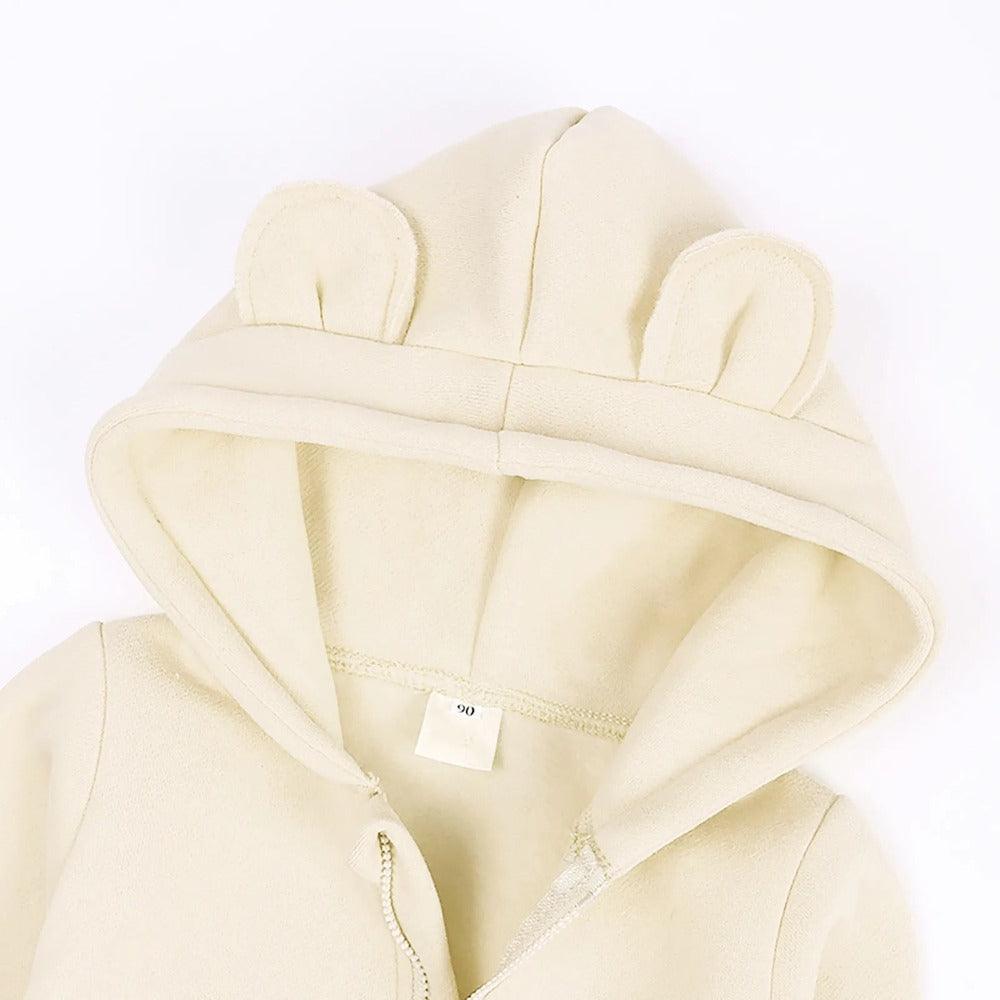 Winter Hooded Romper Suit-Diaper Reusable