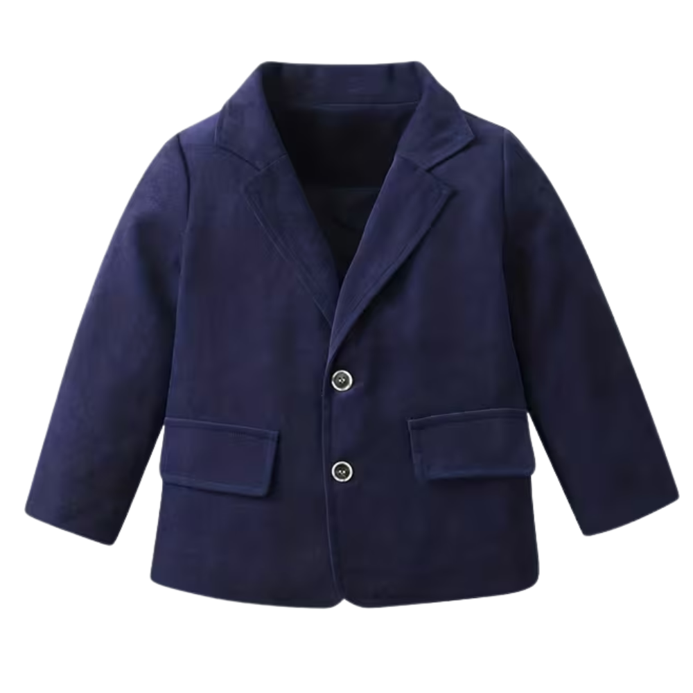 Three Piece Gentleman Suit With Printed Shirt Pants And Blazer