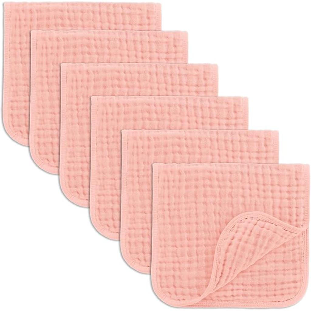 Ultra Soft Muslin Baby Washcloths Towels For Daily Use-Diaper Reusable