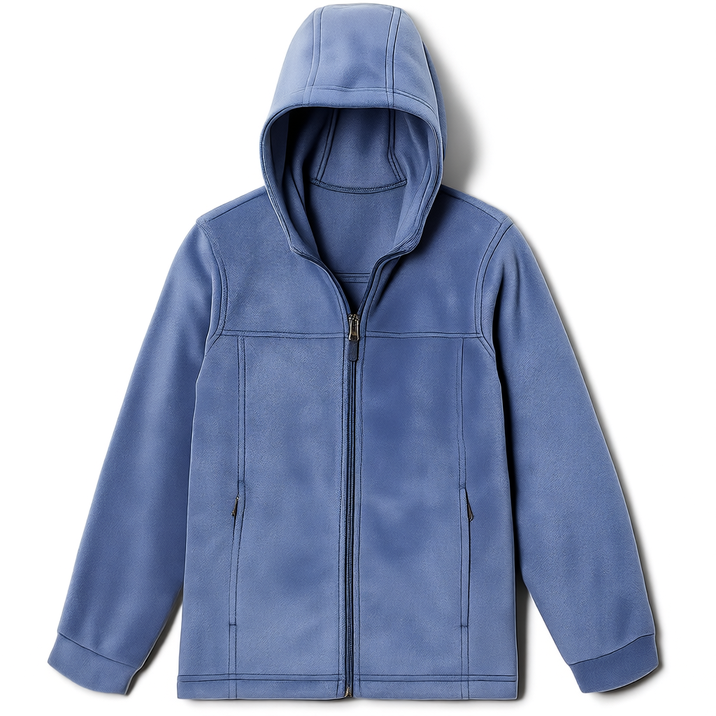 Boys Warm Fleece Hooded Jacket