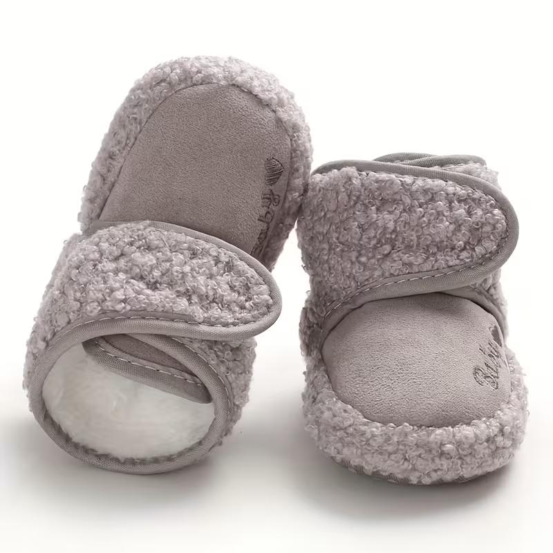 Winter Crib Shoes For Toddlers With Soft Fabric Lining