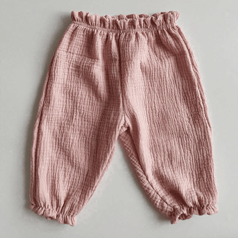 Baby Cotton Linen Pants-Diaper Reusable