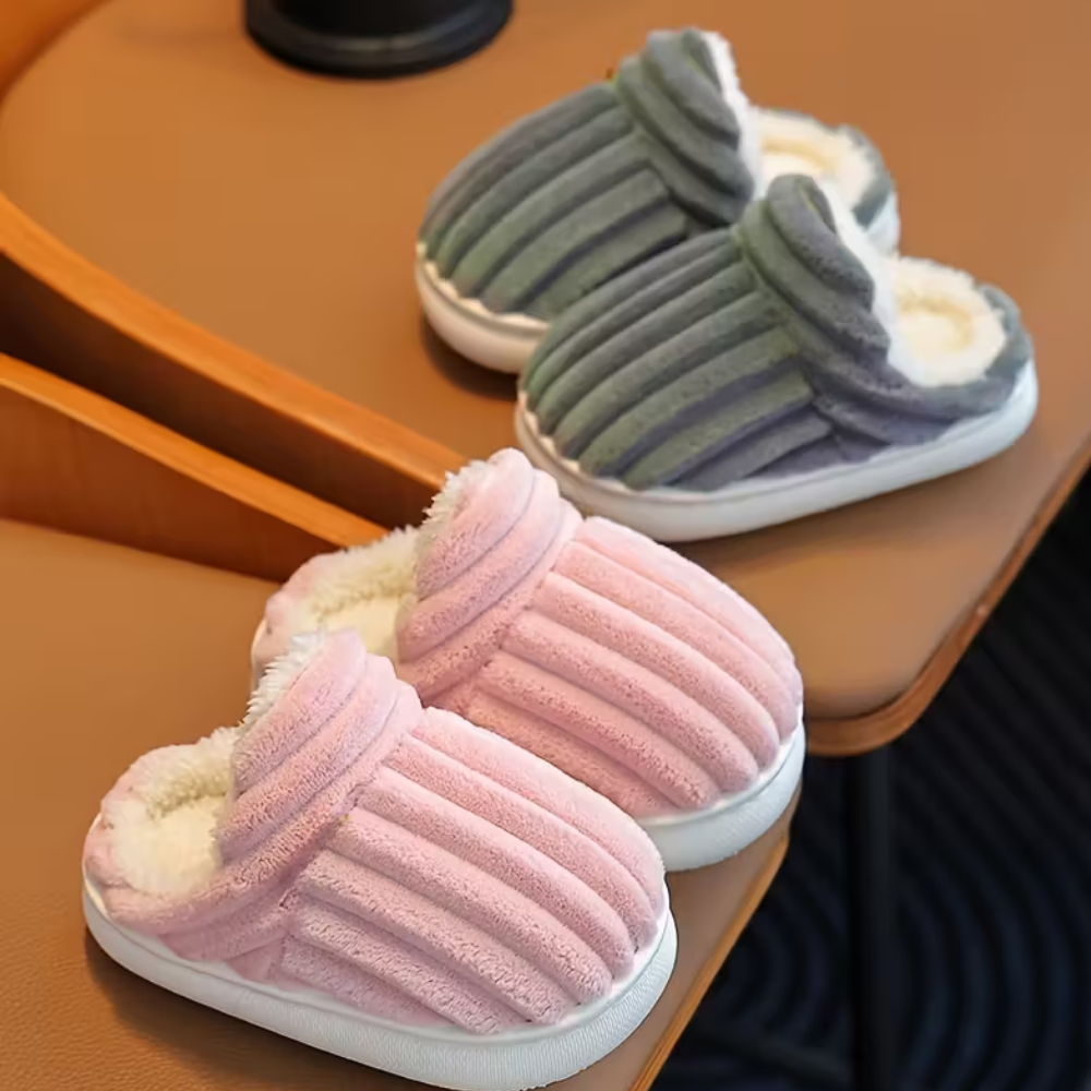 Winter Warm Fleece Lined Slippers For Kids