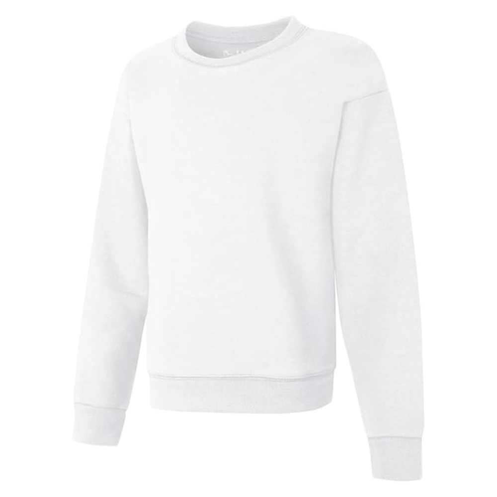 Crewneck Soft Midweight Fleece Pullover Sweatshirt for Girls