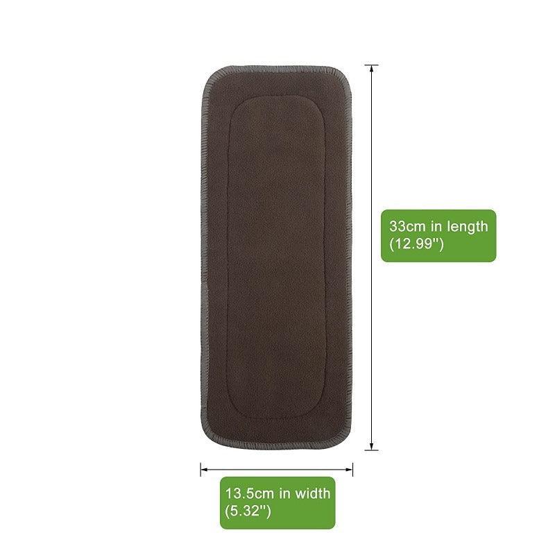 Charcoal Bamboo Diaper Inserts-Diaper Reusable