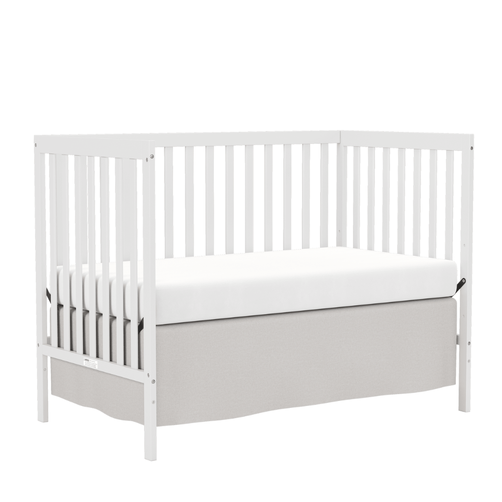 5 In 1 Convertible Toddler Bed In Natural Pinewood for Nursery