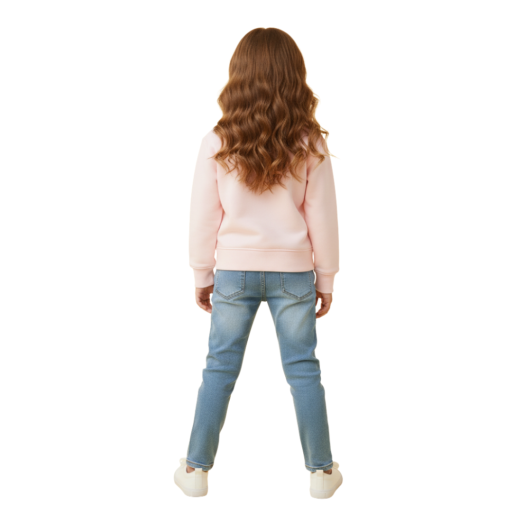 Girls And Toddlers Crew Neck Sweatshirt