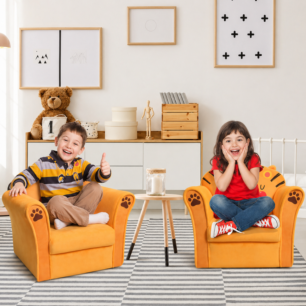 Kids Cat Astronaut Lion Synthetic Fake Animal Elephant Sofa Armrest