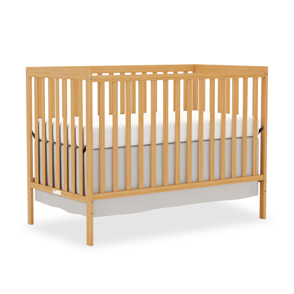 5 In 1 Convertible Toddler Bed In Natural Pinewood for Nursery