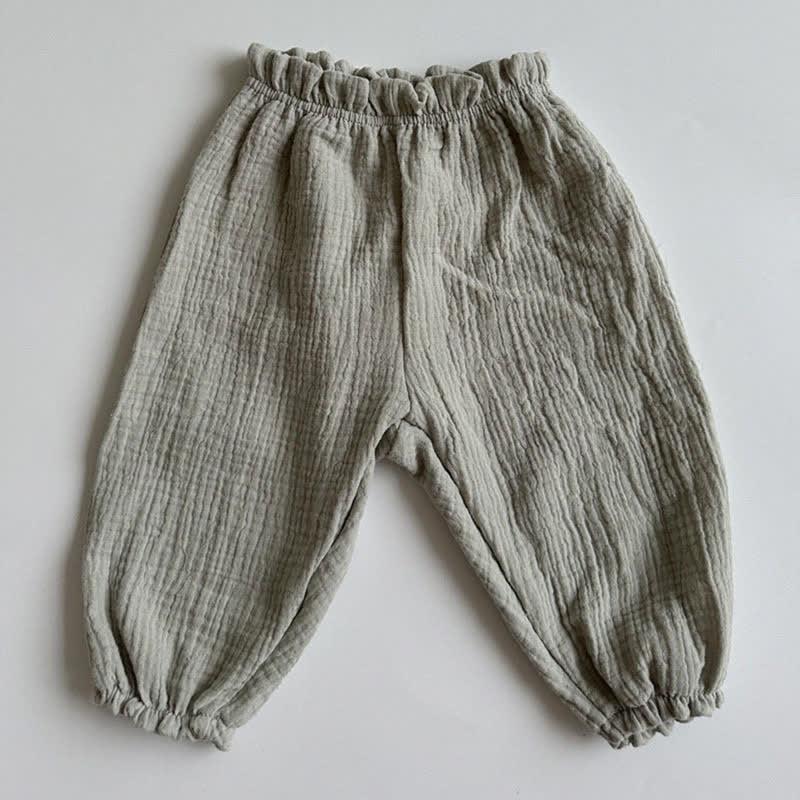Baby Cotton Linen Pants-Diaper Reusable